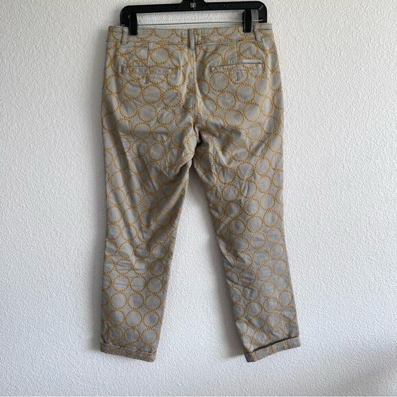 Chino by Anthropologie Relaxed Circle-Embroidered Chino Pants - Picture 6 of 13